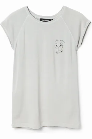 Desigual Shiny heart T-shirt - - S