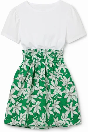 Desigual Combination floral dress - - 11/12