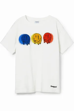 Desigual Smiley Originals ® patch T-shirt - - 9/10