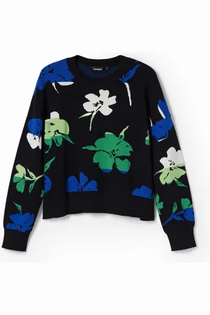 Desigual Oversize floral pullover - - L
