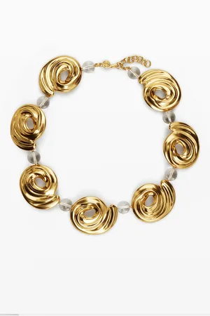 Desigual Zalio gold-plated spiral necklace - - U