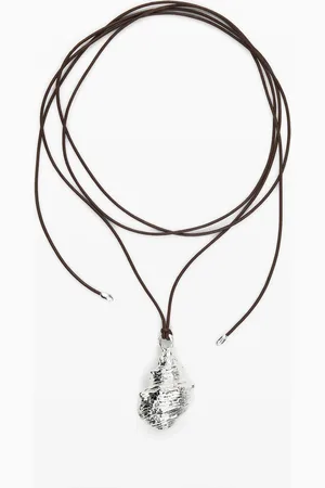 Desigual Silver shell pendant cord Zalio - - U