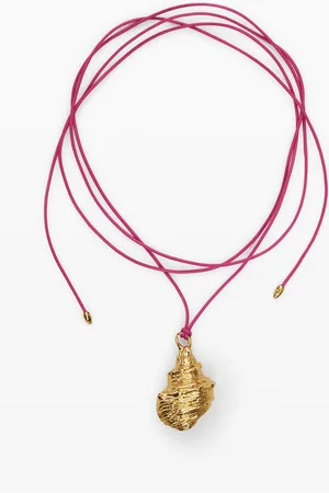Desigual Gold shell pendant cord Zalio - - U