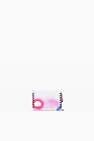 Desigual Small wallet with topstitching - - U
