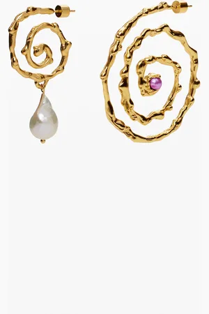 Desigual Irregular spiral earrings gold-plated Zalio - - U