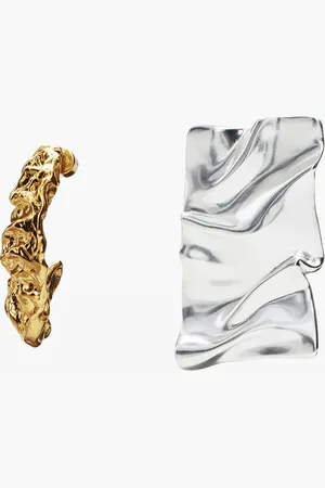 Desigual Asymmetric earrings gold and silver plated Zalio - - U
