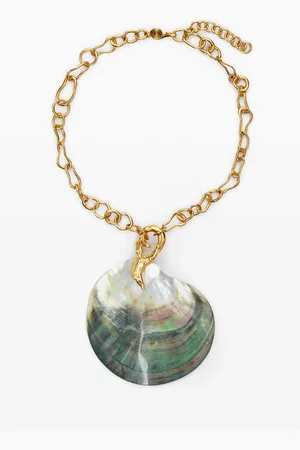 Desigual Gold-plated mother-of-pearl shell pendant Zalio - - U