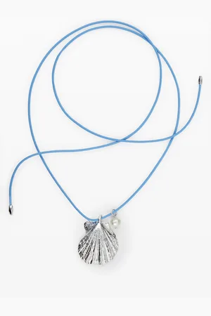 Desigual Silver-plated shell pendant cord Zalio - - U