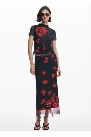 Desigual Tyler McGillivary petal midi skirt - - L