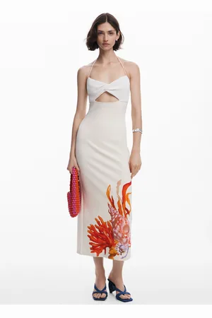 Desigual Cut-Out neckline dress shells - - L