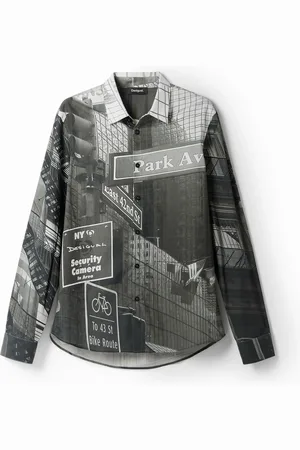 Desigual Poplin NYC shirt - - L