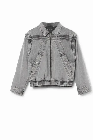 Desigual Denim detachable sleeve jacket - - L