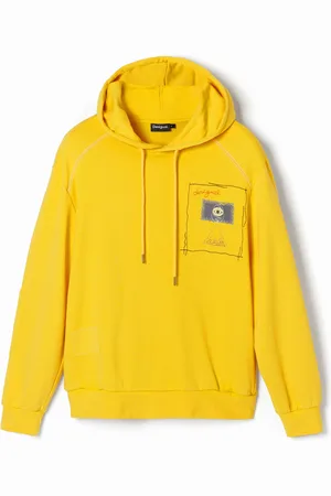 Desigual Patchwork message hoodie - - L