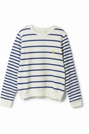 Desigual Striped imagotype sweatshirt - - XXL