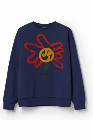 Desigual Moon flower sweatshirt - - L