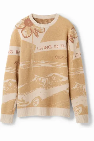 Desigual Jacquard car pullover - - XL