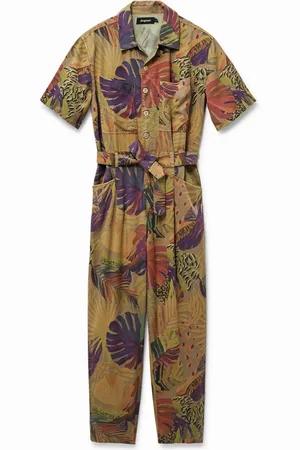 Desigual Camoflower Tencel ™ jumpsuit - - S