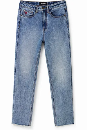 Desigual Straight cropped jeans - - 34