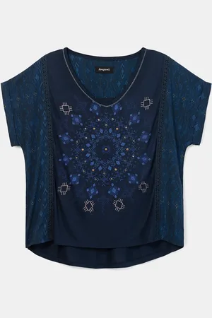 Desigual Tricot mandala T-shirt - - L