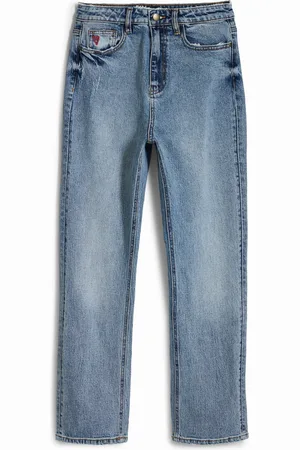 Desigual Straight cropped jeans - - 34