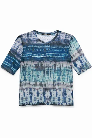 Desigual T-shirt sheer tulle - - S