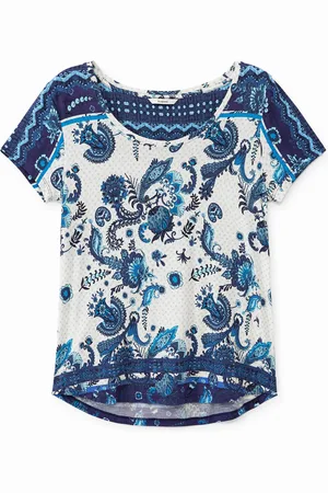 Desigual Boho paisley T-shirt - - M