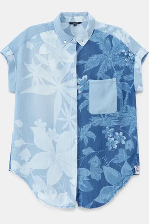 Desigual Hawaiian drop T-shirt - - S