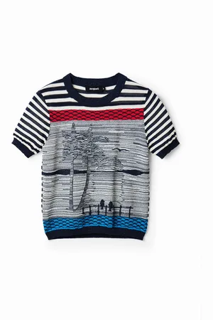 Desigual Knit sailor T-shirt - - S
