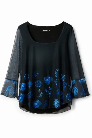 Desigual Flounced T-shirt mandalas - - S