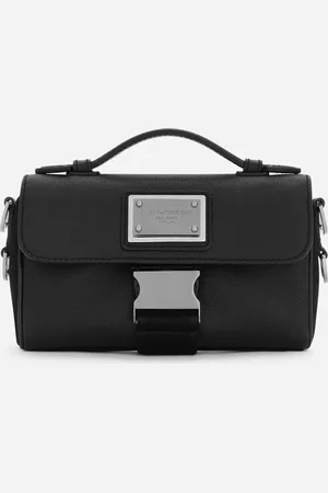 Dolce & Gabbana Grainy Calfskin And Nylon Crossbody Bag - Man Crossbody Bags Fabric Onesize