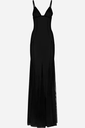 Dolce & Gabbana Long Tulle Slip Dress - Woman Dresses Tulle 42