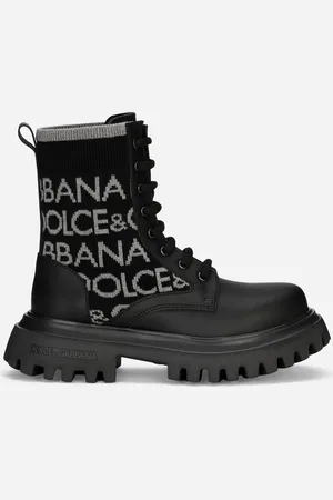 Dolce & Gabbana Calfskin Ankle Boots - Man Shoes (24-38) Multi-colored Leather 27