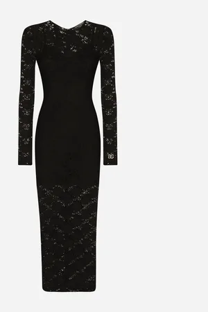 Dolce & Gabbana Long Lace Dress - Woman Dresses 36
