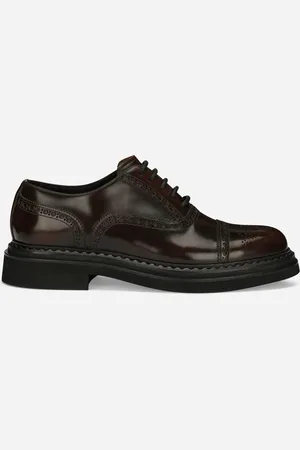Dolce & Gabbana Brushed Calfskin Oxfords - Man Lace-ups Leather 44