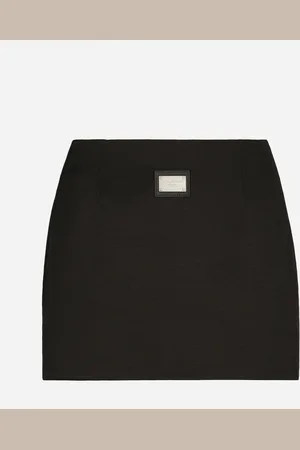 Dolce & Gabbana Short Ottoman Skirt With Tag - Woman Skirts Viscose 38