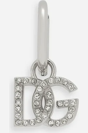Dolce & Gabbana Single Earring With Dg Logo - Man Metal Onesize