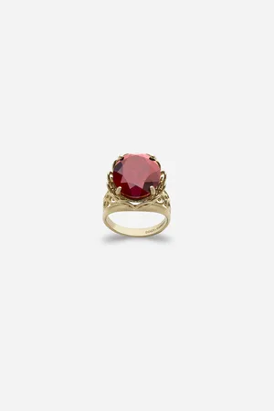 Dolce & Gabbana Ring With Precious Stone - Woman Rings 50