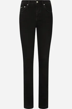 Dolce & Gabbana Washed Denim Girly Jeans - Woman Denim And Jeans Multi-colored 40