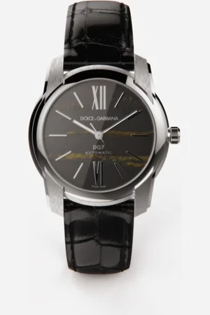 Dolce & Gabbana Steel And Tiger’s Eye Watch - Man Watches Onesize