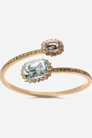 Dolce & Gabbana Heritage Yellow Bracelet With Acquamarine And Yellow Sapphire - Woman Bracelets S