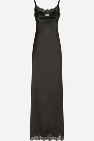Dolce & Gabbana Long Satin Slip Dress With The Tag - Woman Dresses Silk 42