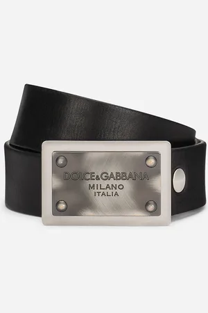Dolce & Gabbana Leather Belt - Man Belts Multi-colored Leather 85