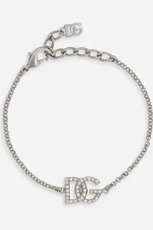 Dolce & Gabbana Link Bracelet With Dg Logo - Man Bijoux Metal Onesize