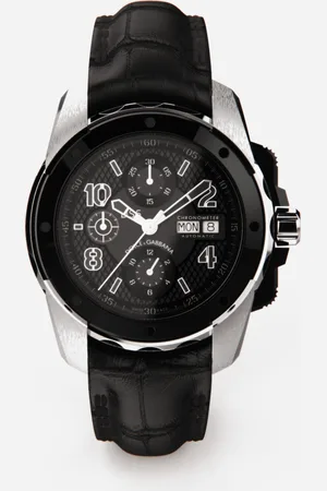 Dolce & Gabbana Ds5 Watch In White Gold And Steel With Pvd Coating - Man Watches Onesize