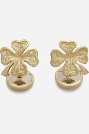 Dolce & Gabbana Good Luck Cufflinks In Yellow - Man Cufflinks Onesize