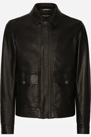 Dolce & Gabbana Leather Jacket - Man Coats And Jackets Leather 46