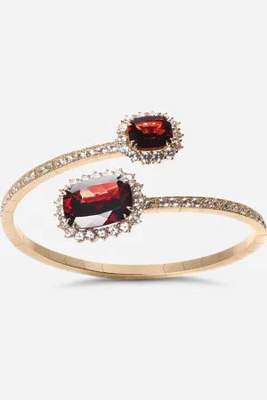 Dolce & Gabbana Heritage Yellow Bracelet With Rodolith Garnet And Colourless Sapphire - Woman Bracelets S