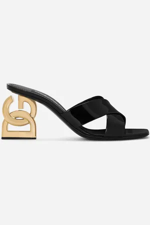 Dolce & Gabbana Patent Leather 3.5 Mules - Woman Slides And Mules Leather 39