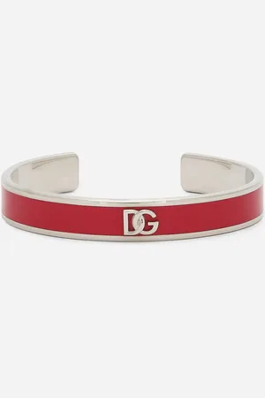 Dolce & Gabbana Rigid Enameled Bracelet With Dg Logo - Woman Bijoux Metal Onesize