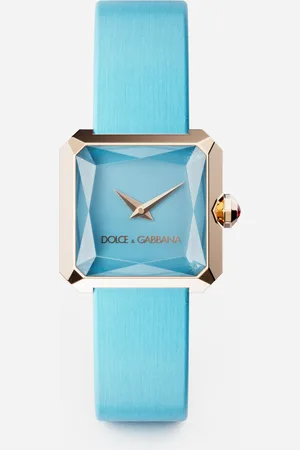 Dolce & Gabbana Gold Watch With Silk Strap - Woman Watches Onesize